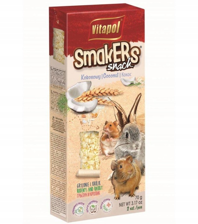 VITAPOL SMAKERS KOLBA DLA GRYZONIA KOKOSOWA 1135