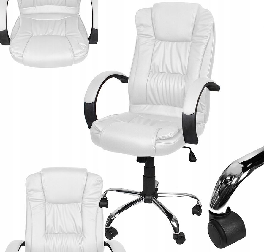 Kancelářské Křeslo Z Eko Kůže, Pohodlné Otočné Křeslo