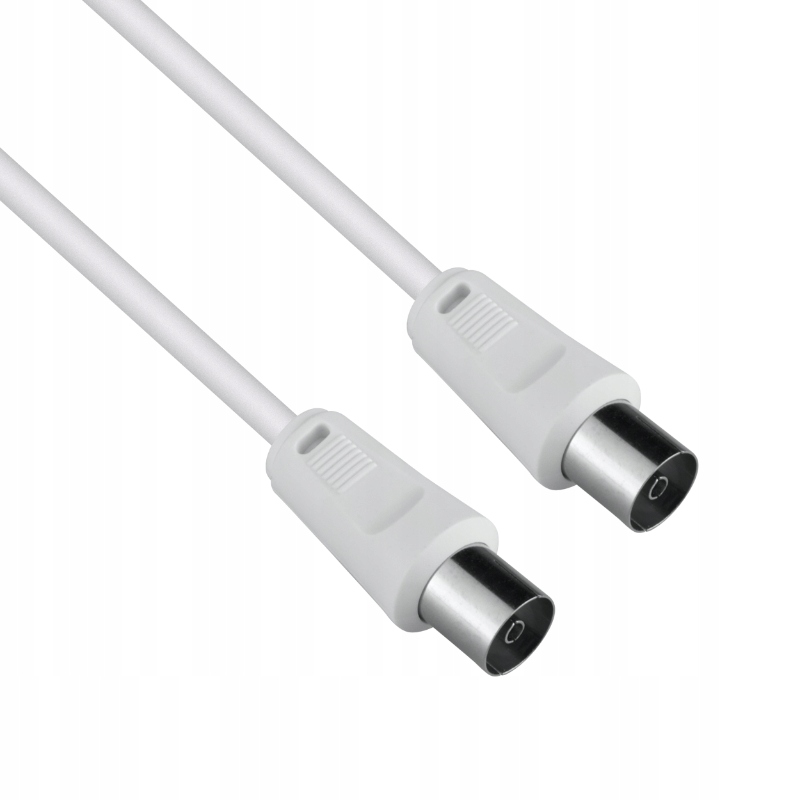 Przewód TV-VIDEO, 3 m, biały