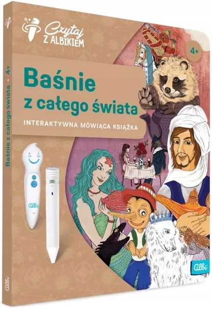 ALBI CZYTAJ Z ALBIKIEM BAŚNIE CAŁEGO ŚWIATA MÓWIĄCA KSIĄŻKA ALBIK U1C Wydawnictwo Albi