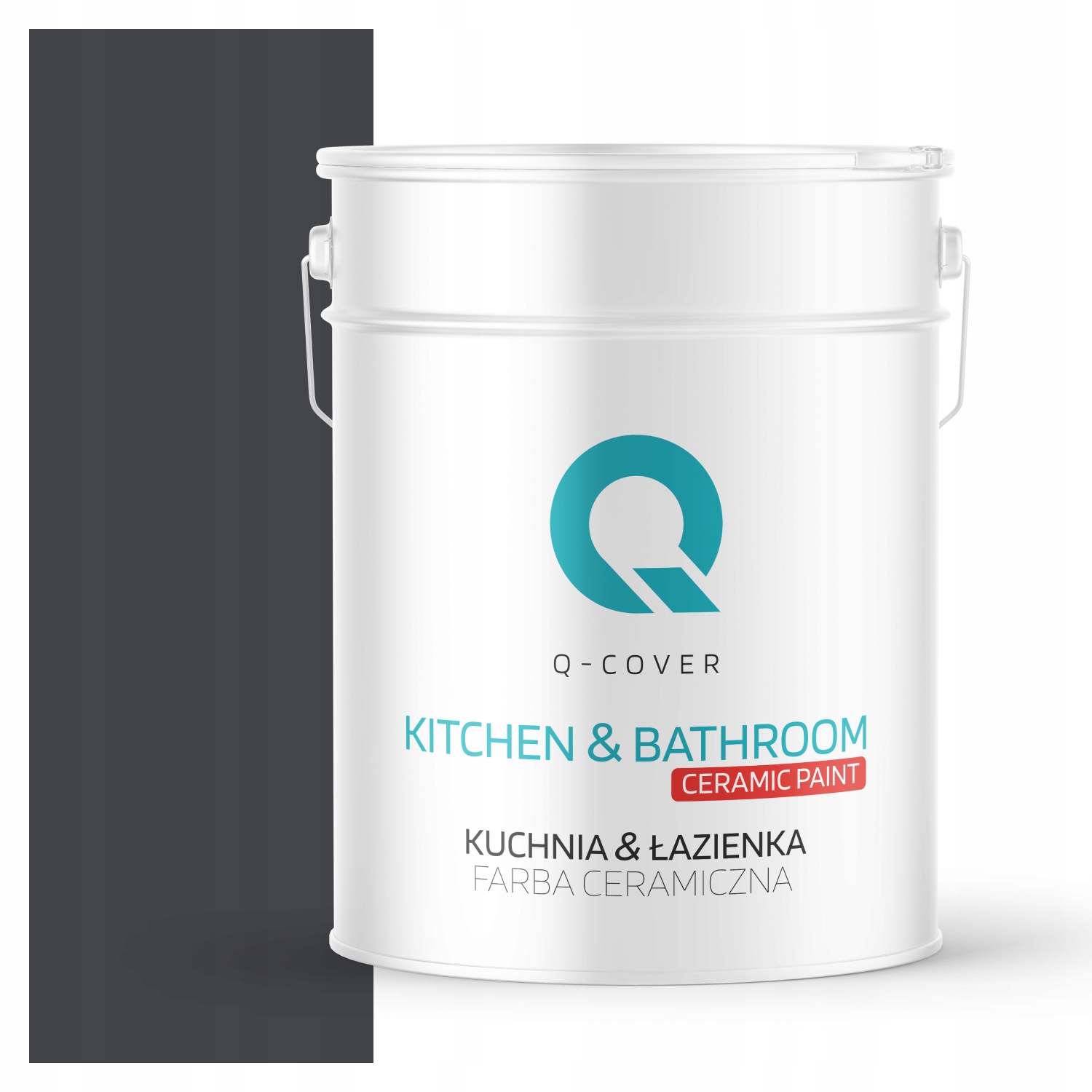 Farba Kúpeľňa Kuchyňa Vodotesná Čierna H0907 Hlboká Matná 10 L Nástenná