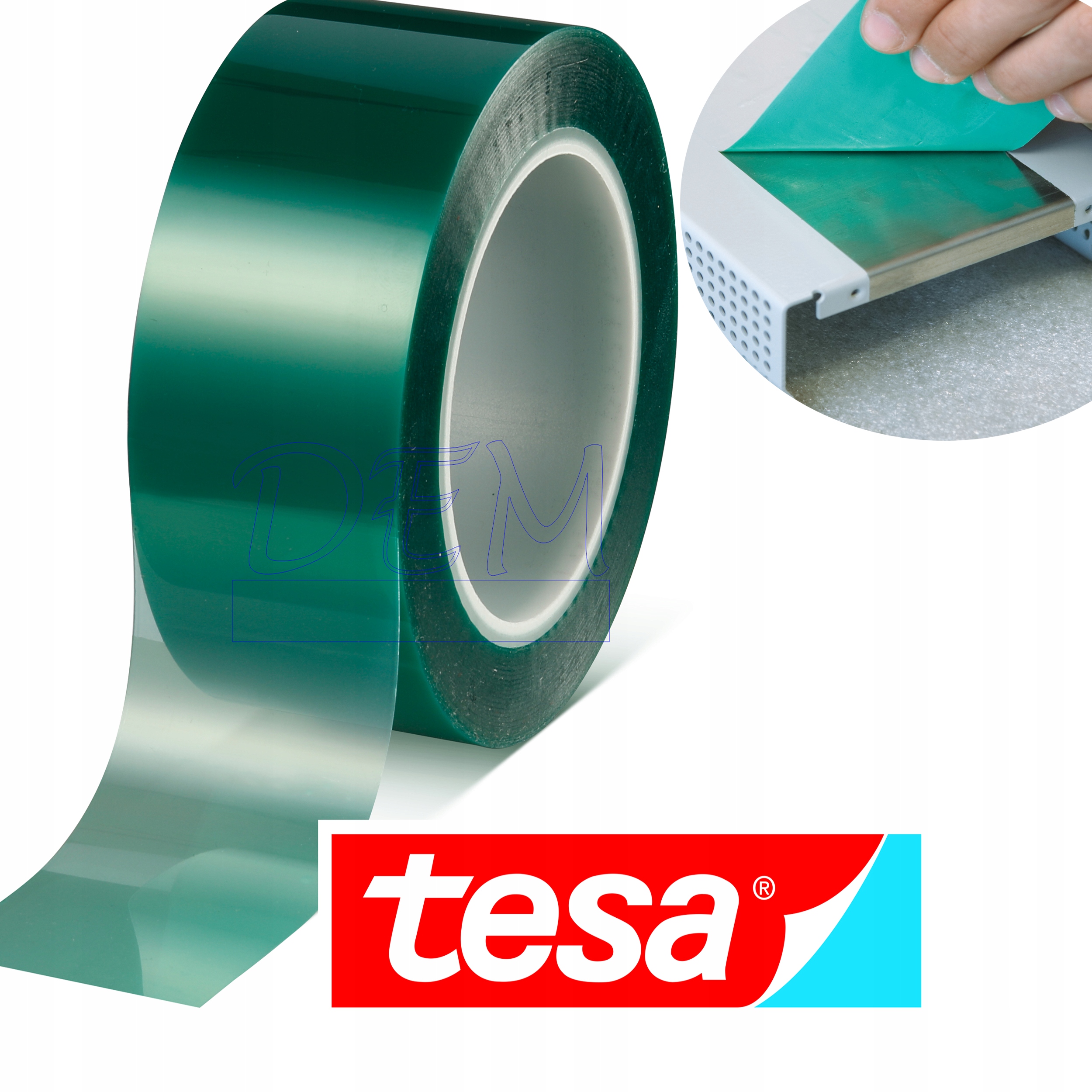 Taśma maskująca wysokotemperaturowa do 220 C 30mm/66m Tesa 50620