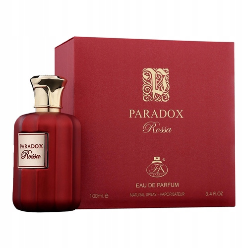 Oryginalne Perfumy Dubajskie French Avenue Paradox Rossa 100ml+GRATIS