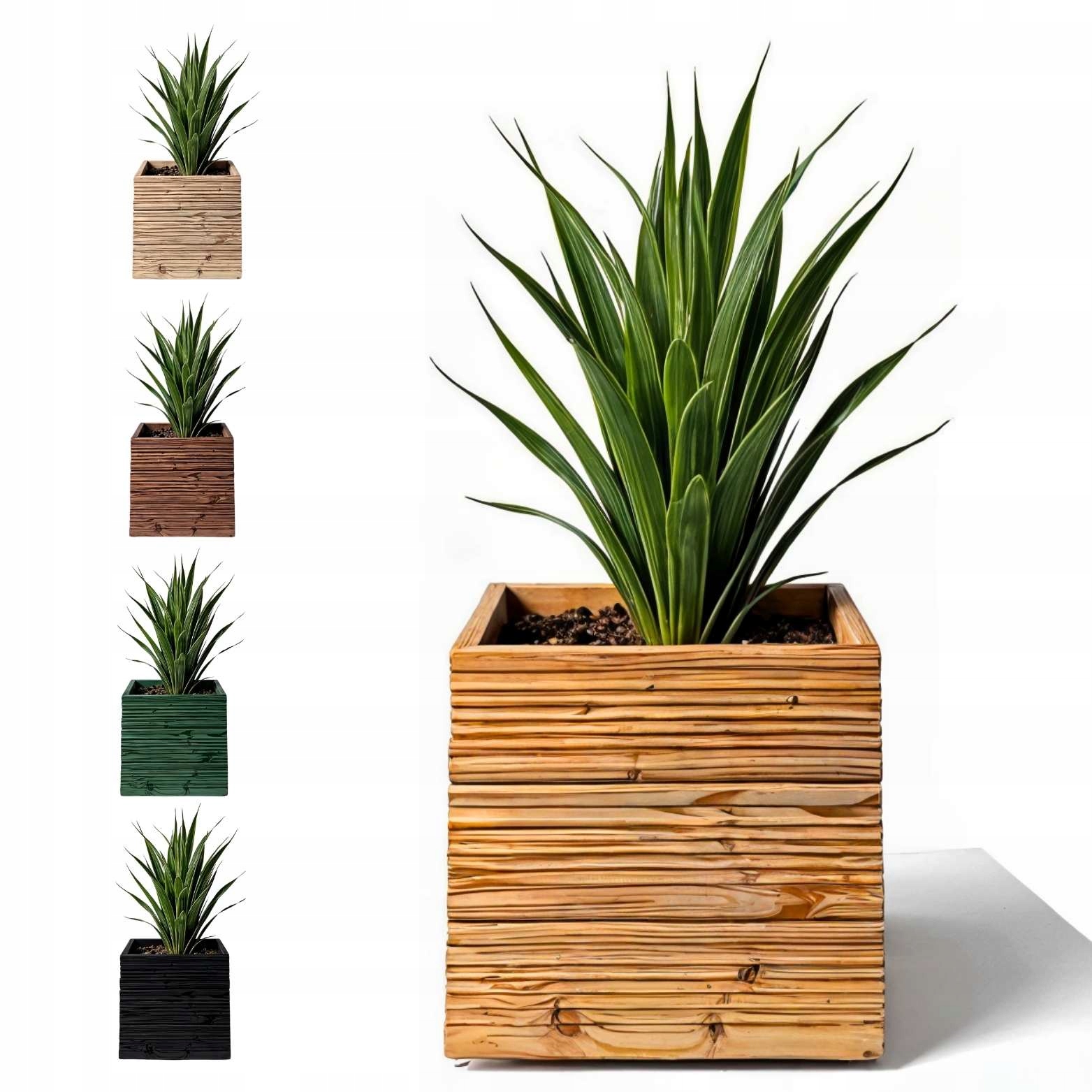 Krabice 50x53x28 cm modřínová, přírodní květináč