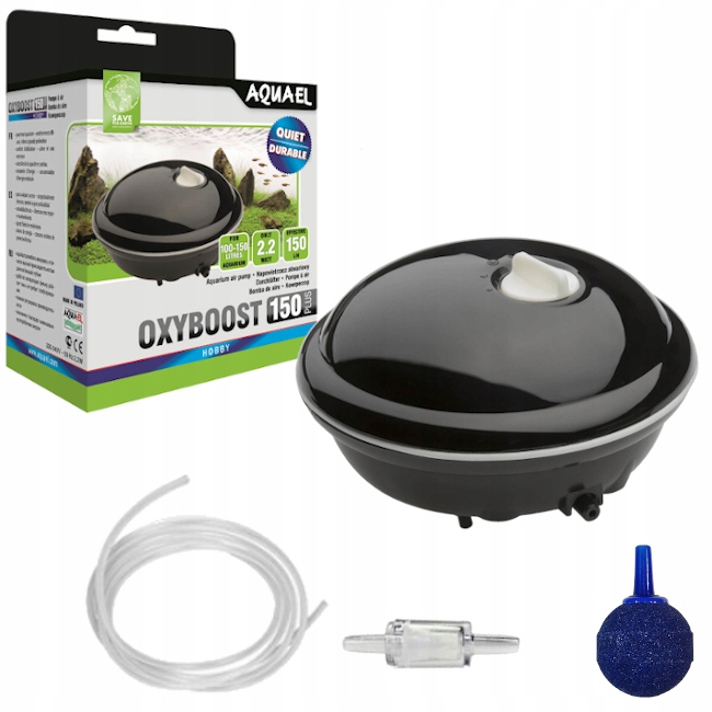 Levně Aquael Oxyboost 150 Plus Set Provzdušňovač Pumpa do akvária 150l/h