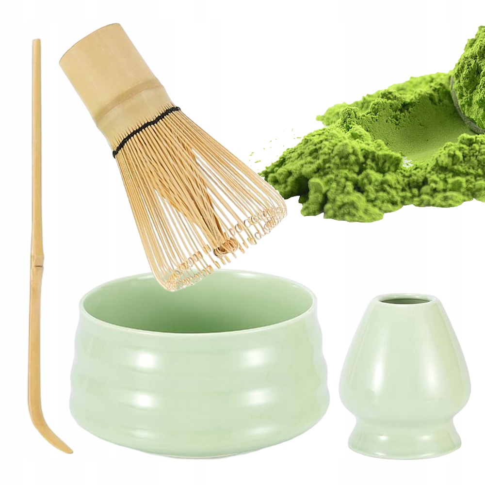 Levně Metla Chasen Bambusová Na Čaj Matcha Dárek Chashaku Lžička
