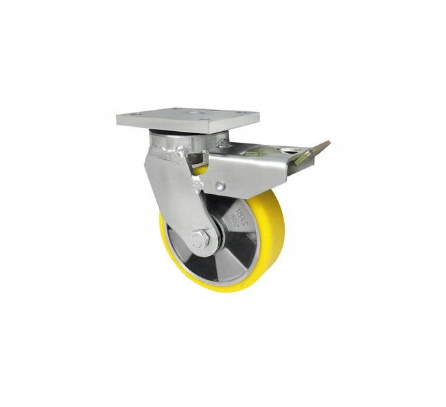 Hliníkovo-polyuretanové kolo pro otočné zatížení, brzda S125