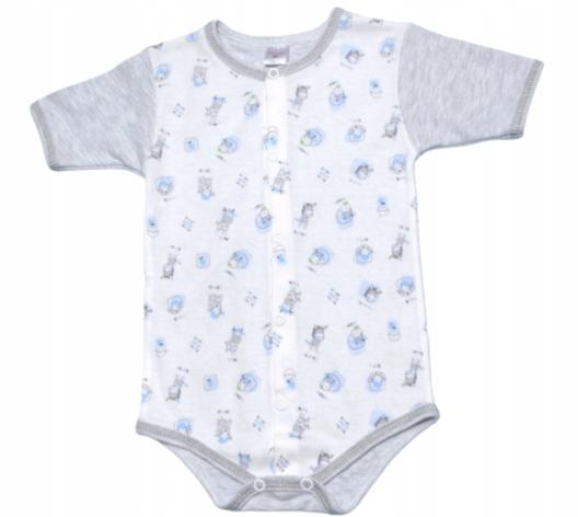 

Body Mela całe rozpinane kr. rękaw-74