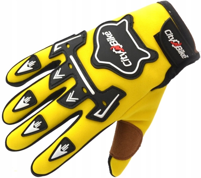 

Rękawice Dziecięce Cross Quad Motocykl Atv Żółte L