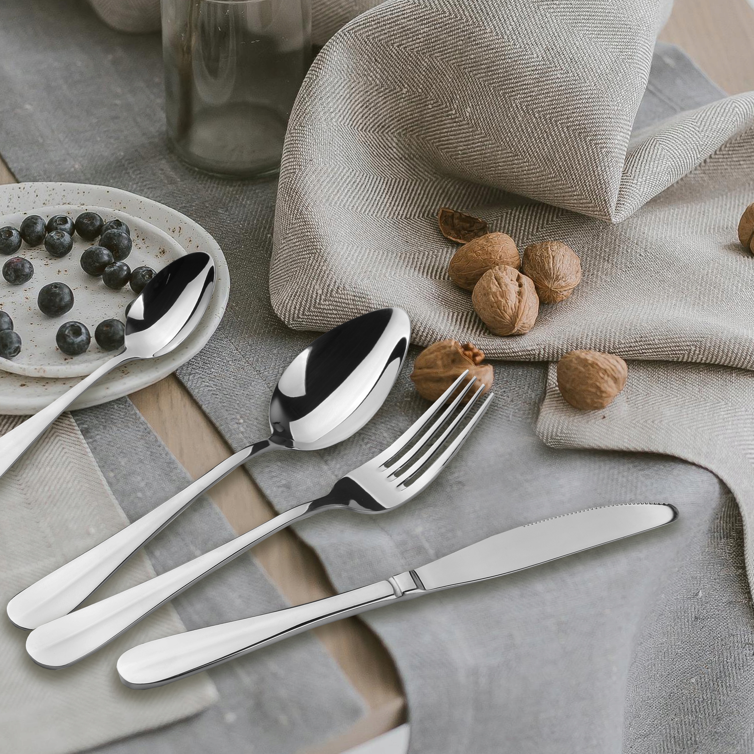 Zestaw Maestro KOMPLET SZTUĆCÓW 6 osób 24 elementy STAL NIERDZEWNA POŁYSK EAN (GTIN) 4820096551271