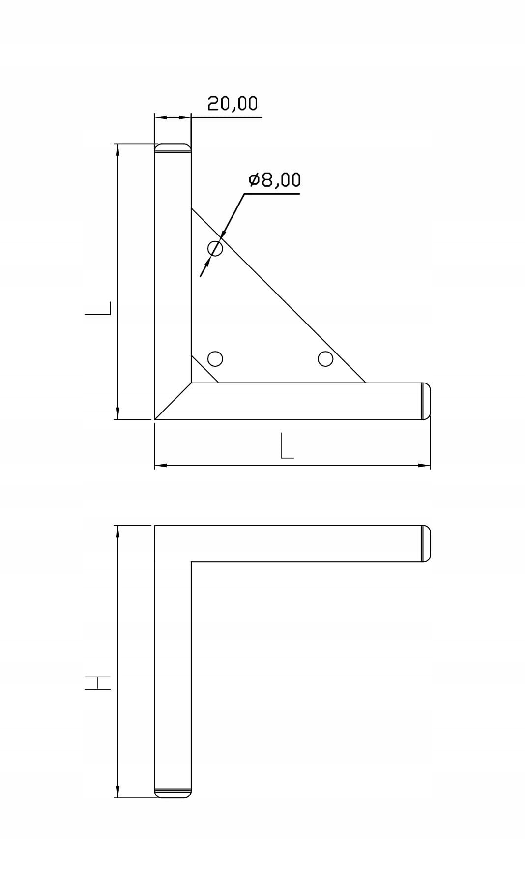 NÓŻKA MEBLOWA N-156 CHROM H-130 Model 156