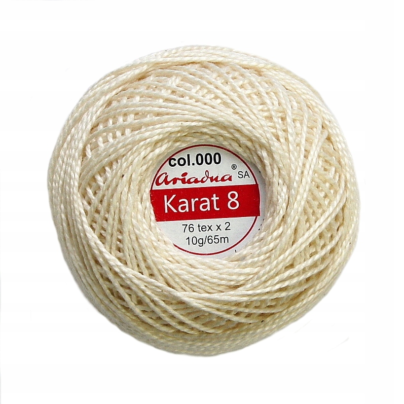 Kordonek Karat 8 natural 0000 Ariadna 10g 65m