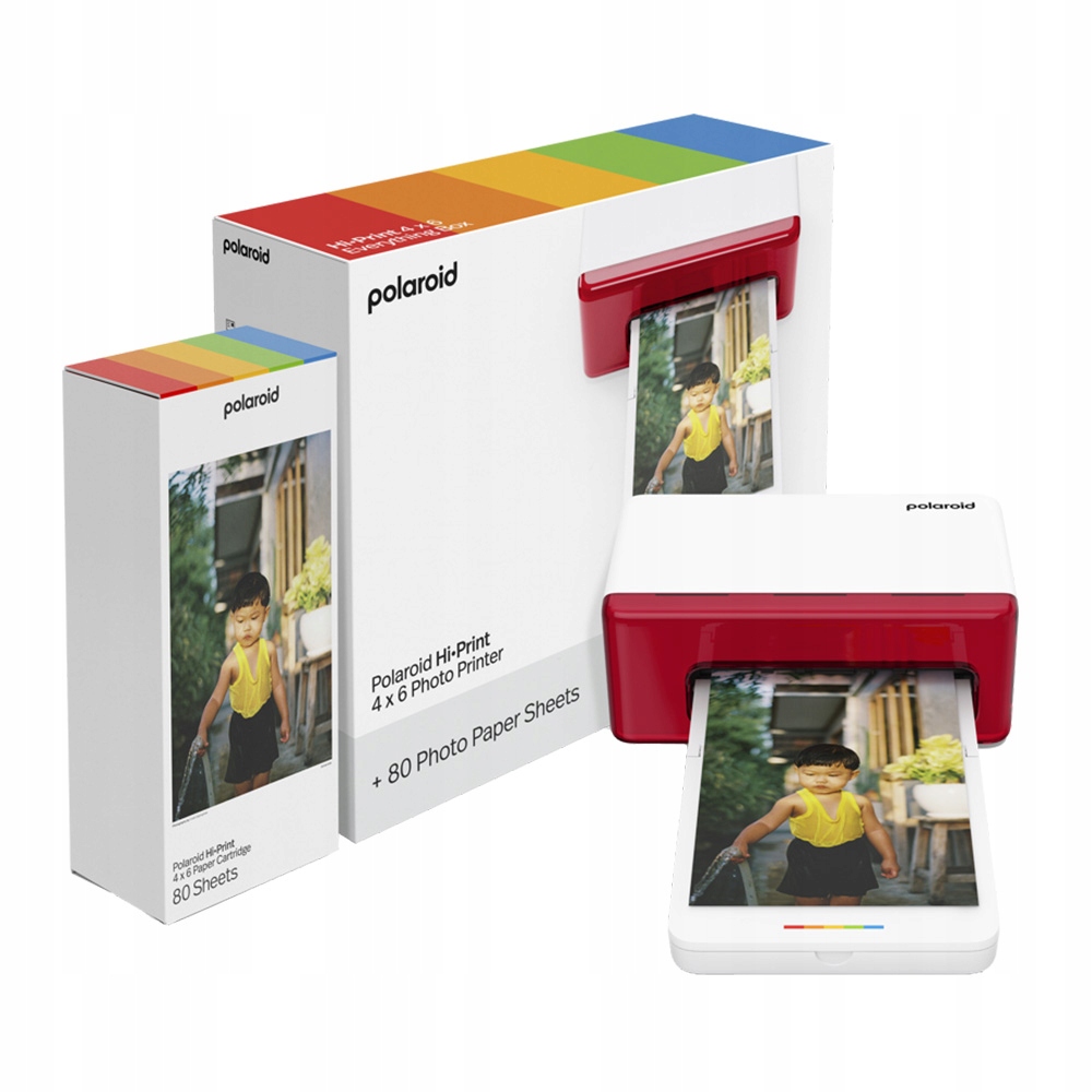 Fotoaparát Polaroid Hi-print 4x6 Photo Printer White E-box bílý