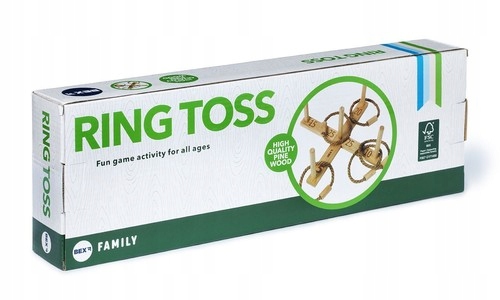 Gra plenerowa Ring toss family Sunsport Drewno certyfikat Fsc Tactic