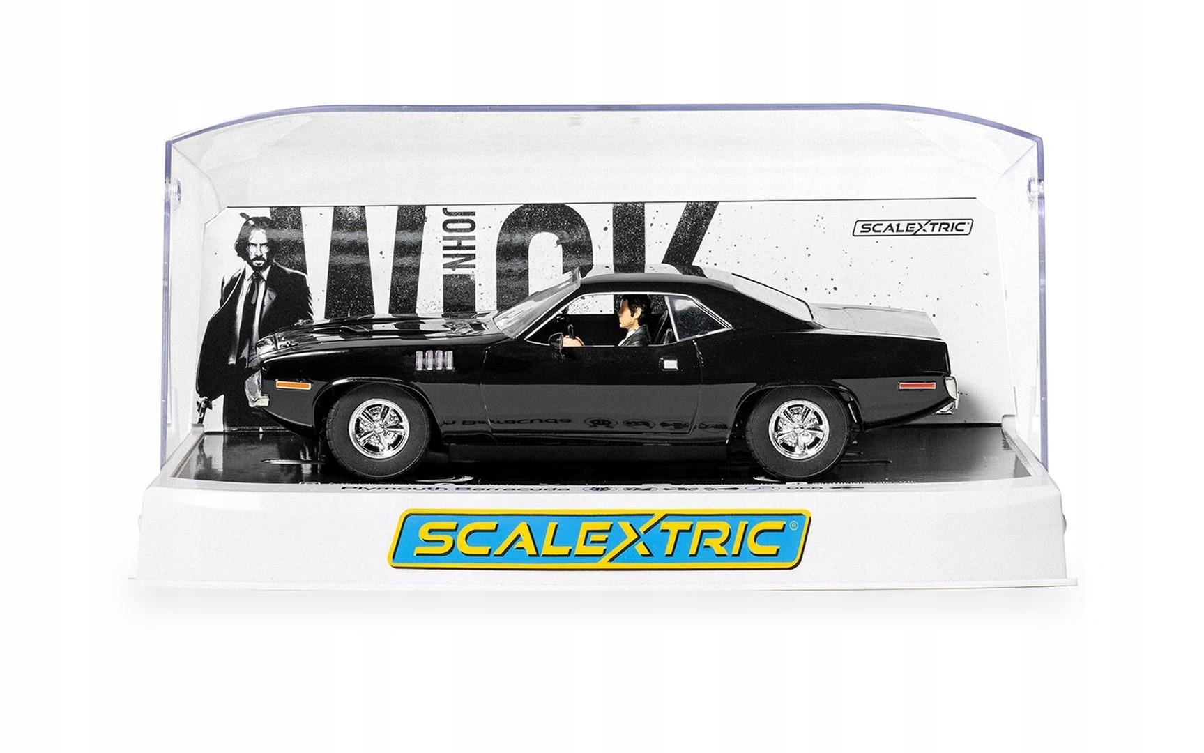 Scalextric Samochód John Wick Chapter 4 Plymouth Barracuda