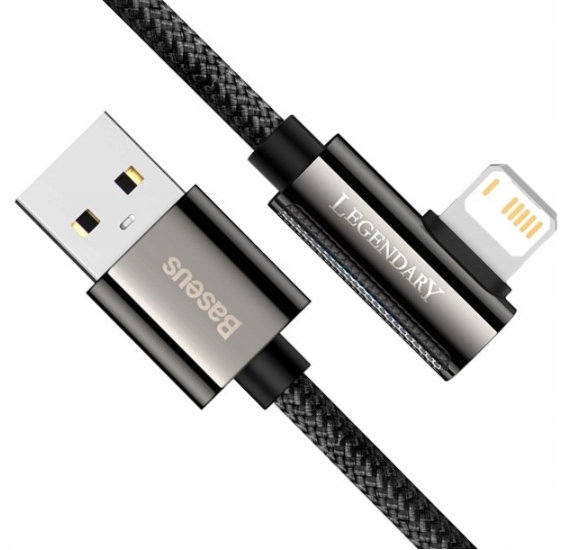 

Baseus Kątowy Kabel Usb Lightning 2.4A Do Iphone