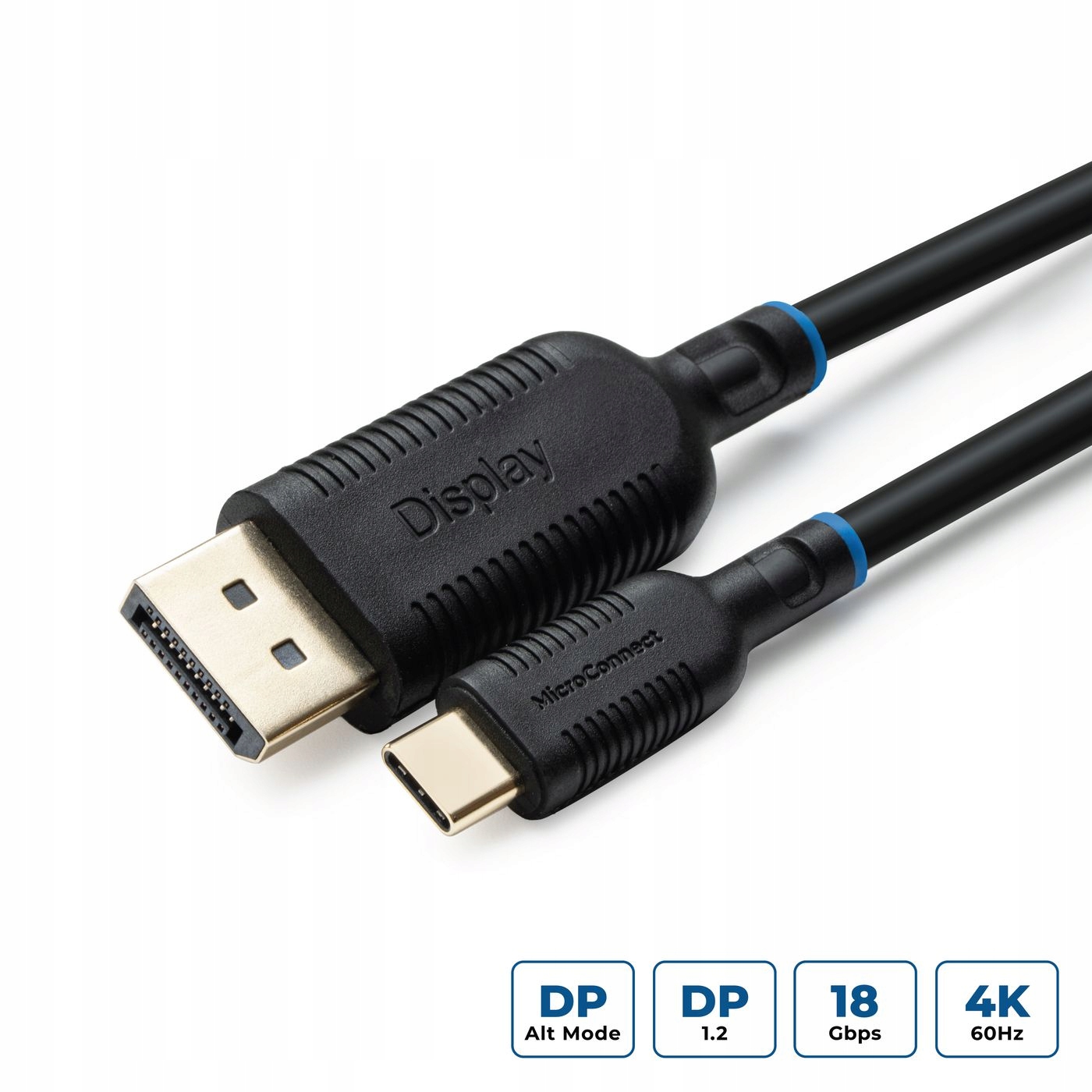 MicroConnect Usb-c Displayport kabel 2 m