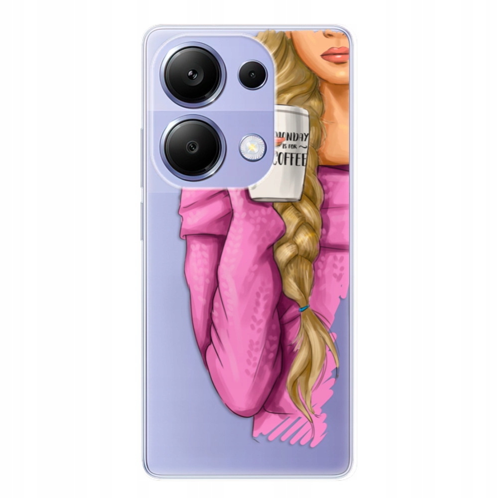 Silikonowe etui My Coffe and Blond Girl do Xiaomi Redmi Note 13 Pro
