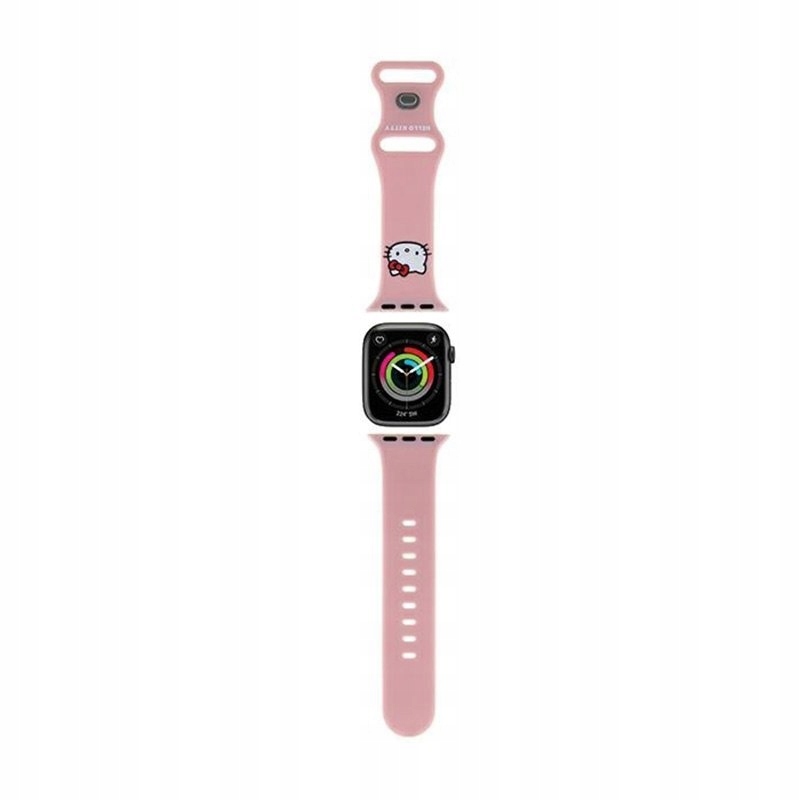 Hello Kitty Silicone Kitty Head Řemínek pro Apple Watch 38/40/41 mm (růžový)