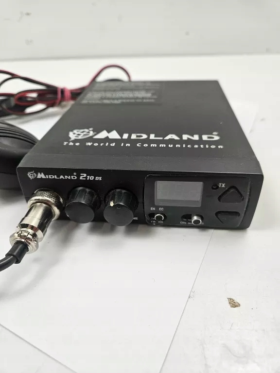 MIDLAND 210 DS CB RADIO KOMPLET ASQ AM FM