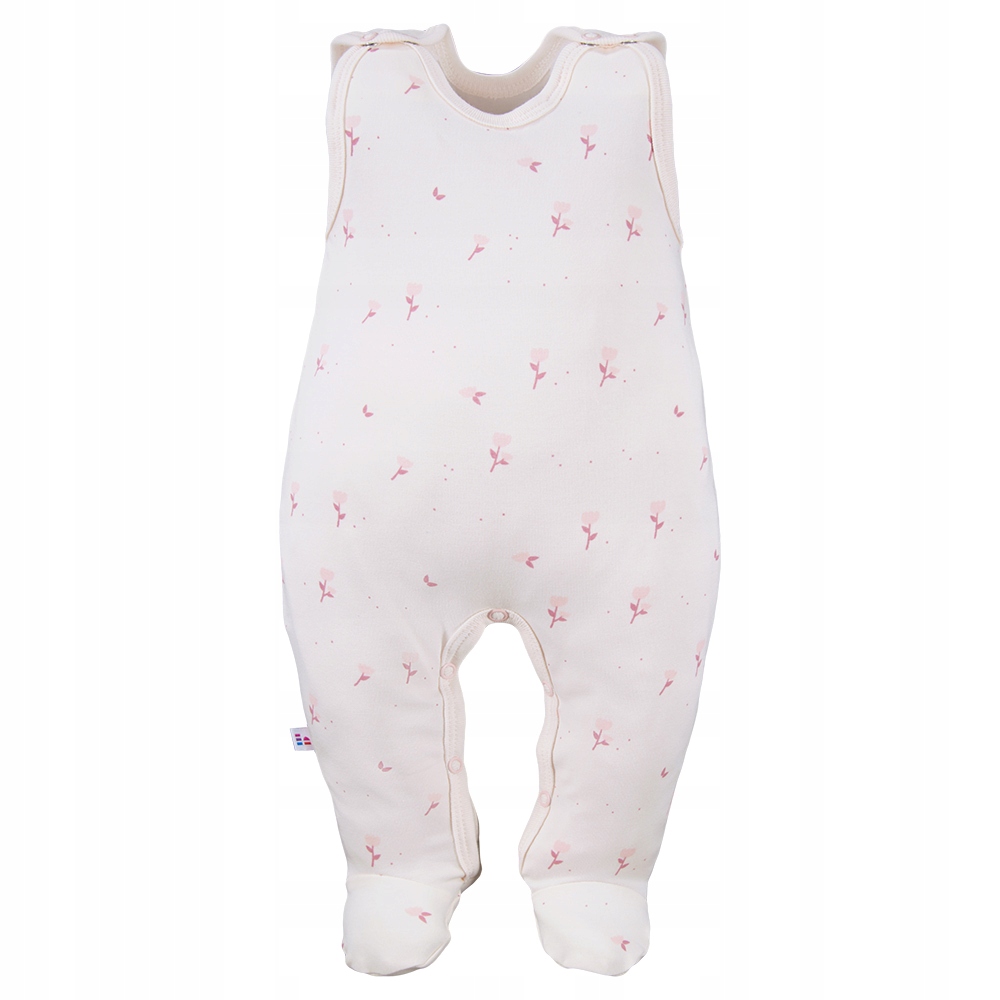 Śpiochy 68 rozpinane bawełniane POLSKIE Eevi Ewa Klucze morel