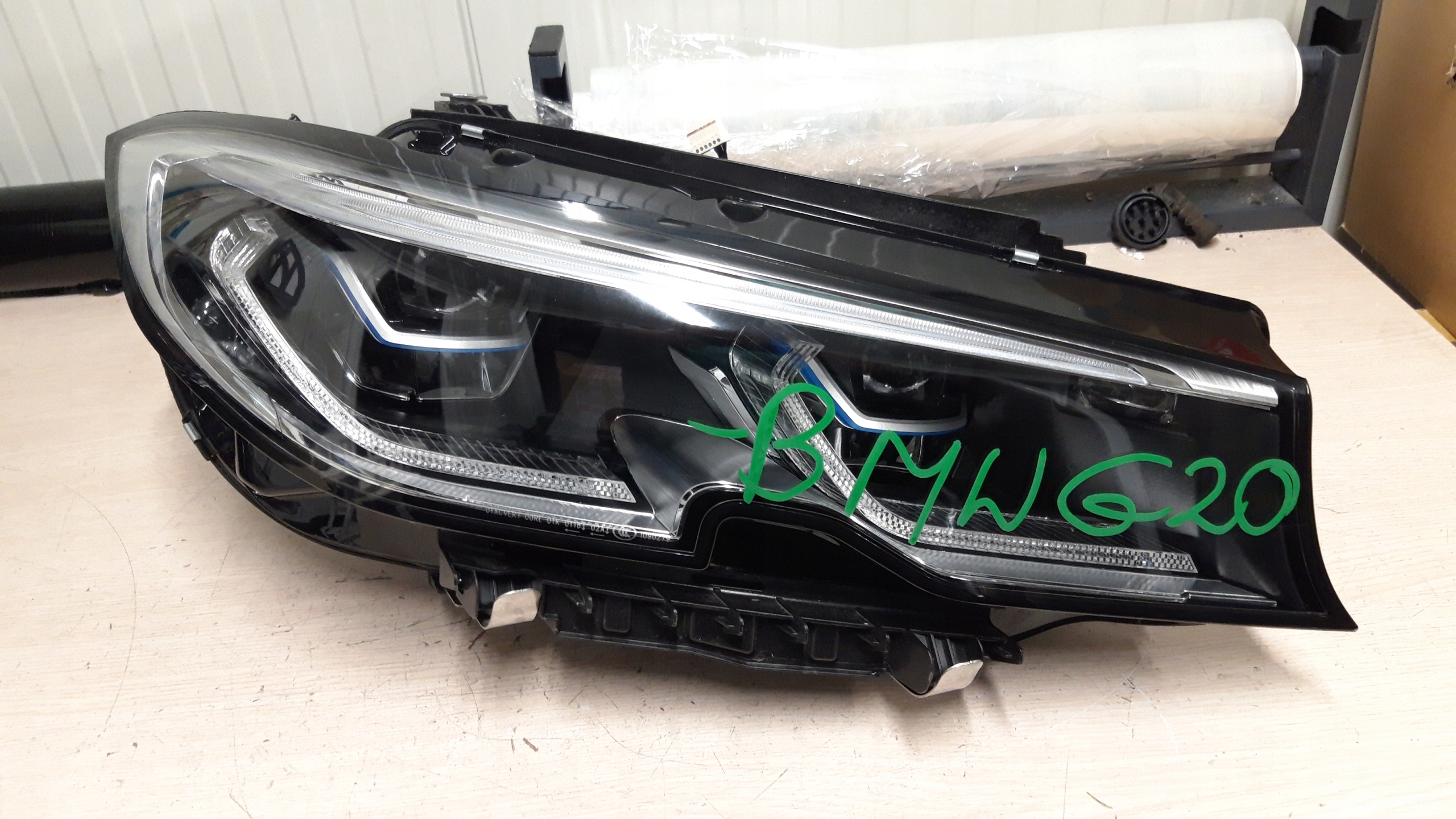 bmw 3 g20 laser led prawa europa lampa