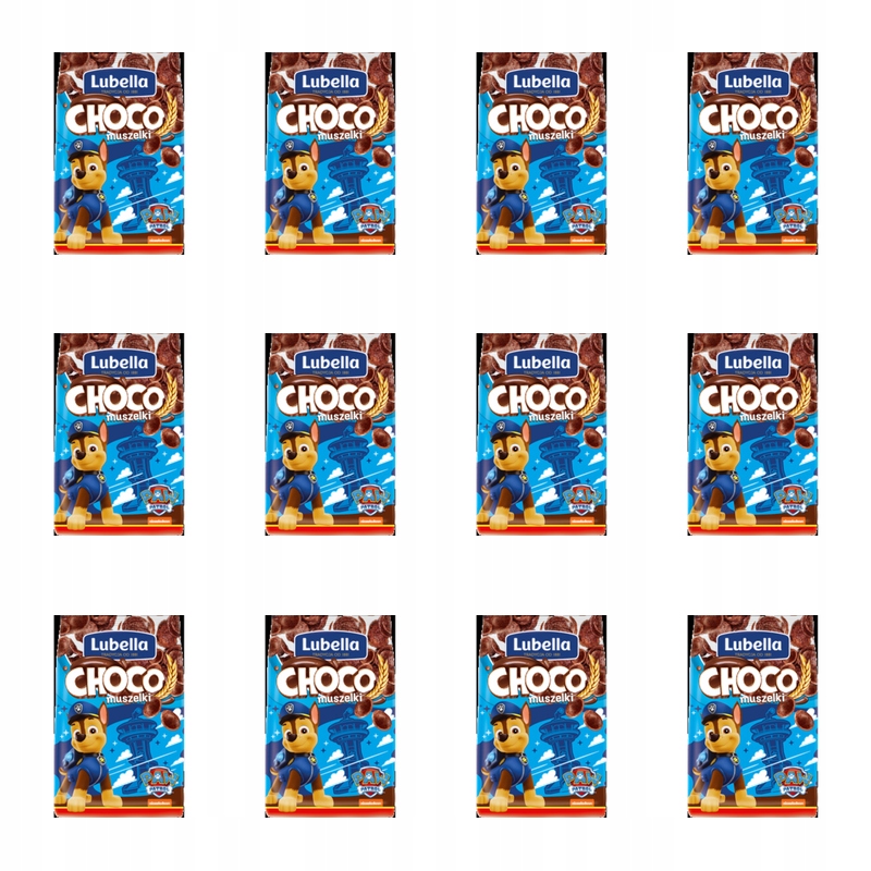 Lubella Mlékovky Choco čokoládové obilné mušle 250 g X12