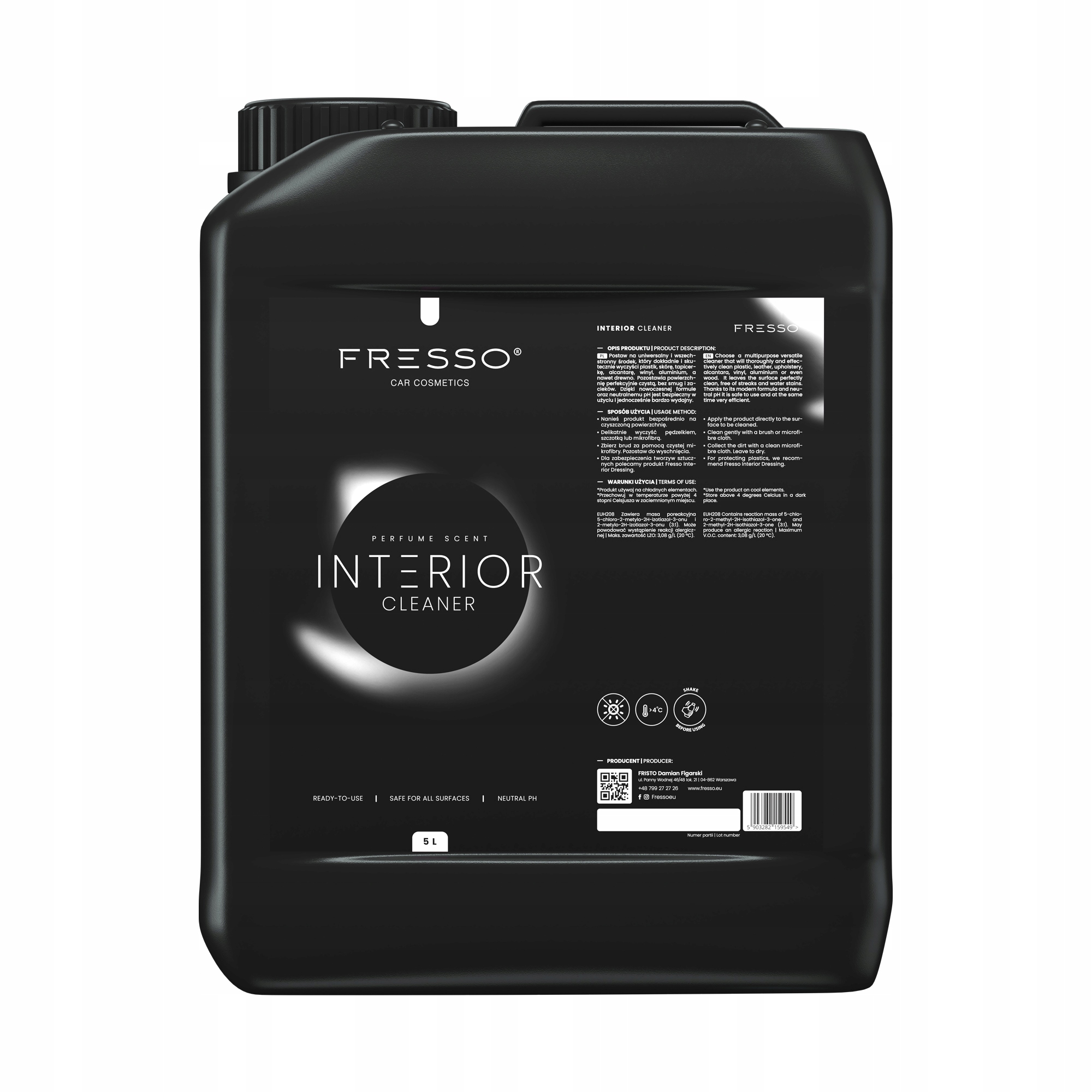 Fresso Interior Cleaner 5L uniwersalny płyn do czyszczenia wnętrza