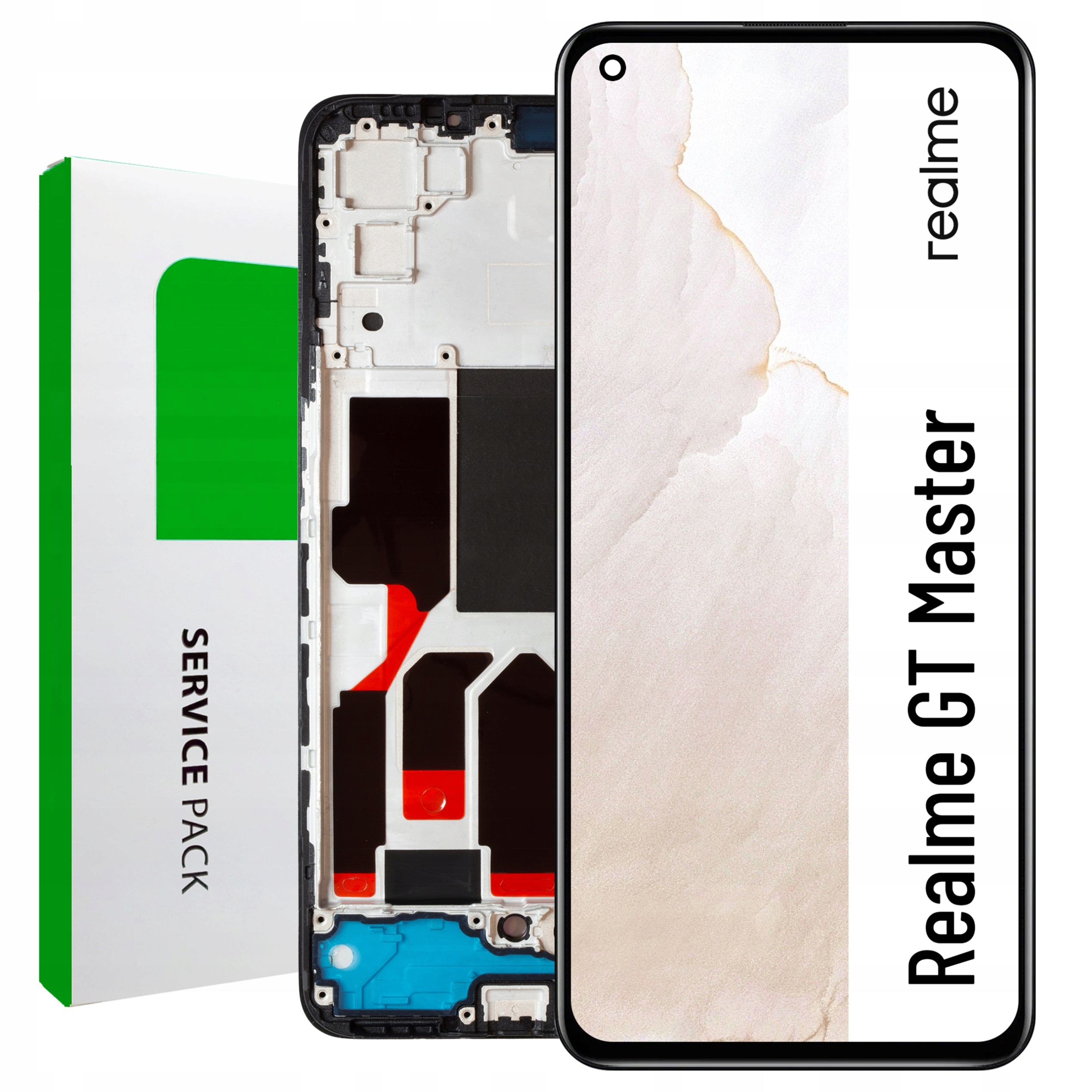 Originál Zila pro Realme Gt Master Edition Displej s Rámeček LCD Matrix