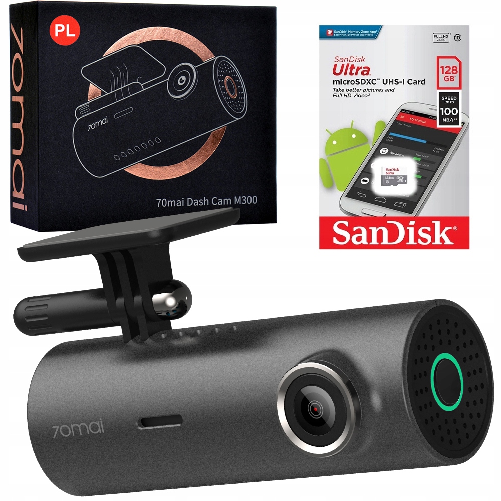 

70mai M300 kamera karta Sandisk 128 Gb 100 MB/s