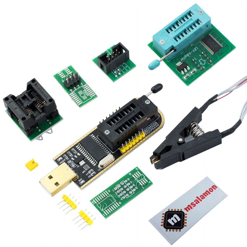 

Duży zestaw programator Eeprom i Flash na CH341A