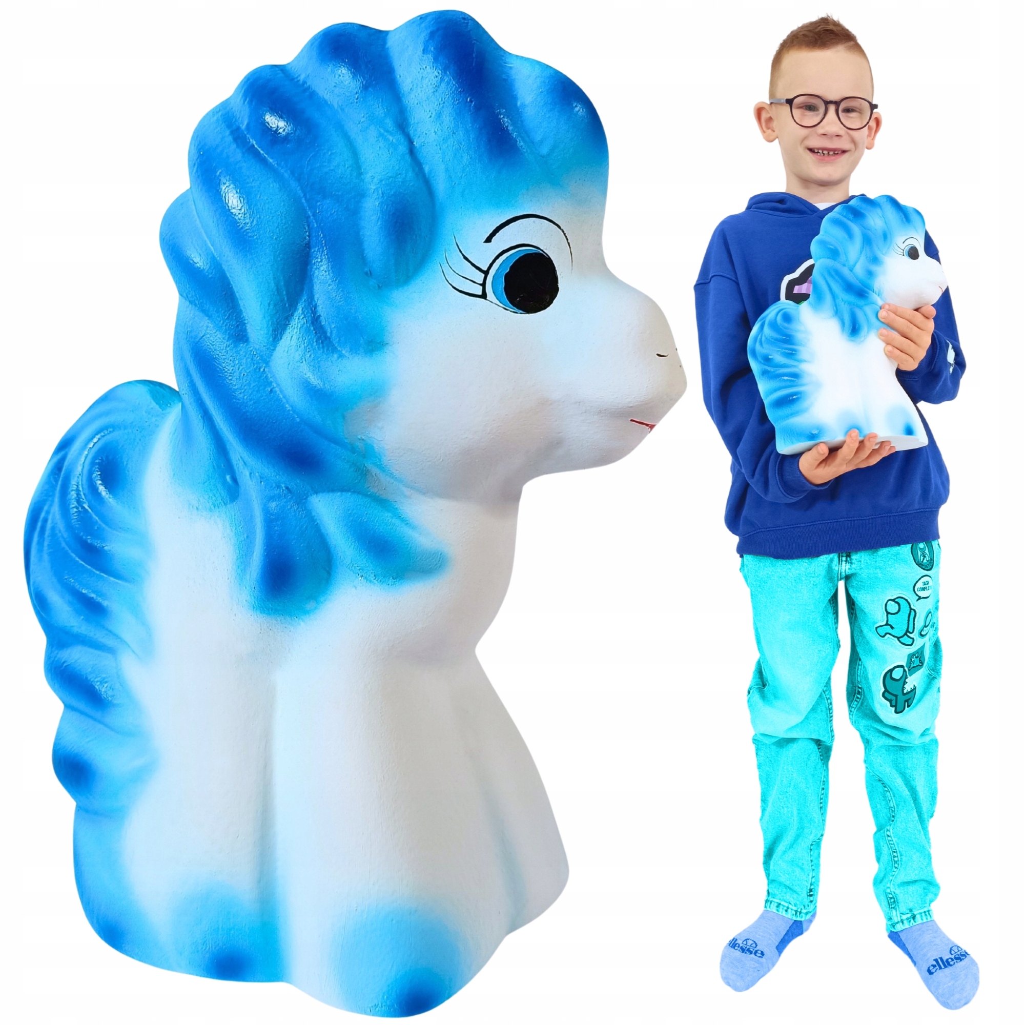 Pokladnička K Rozbití kůň Koník keramická pro chlapce děti Velká XXL