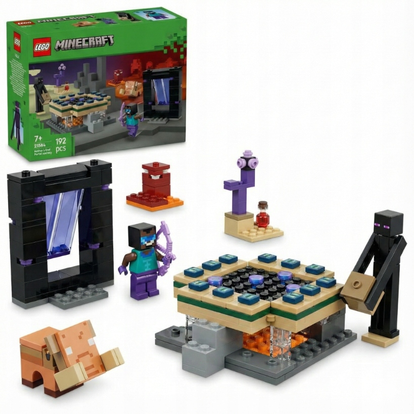 Lego Minecraft Podróż przez portal Netheru 21584