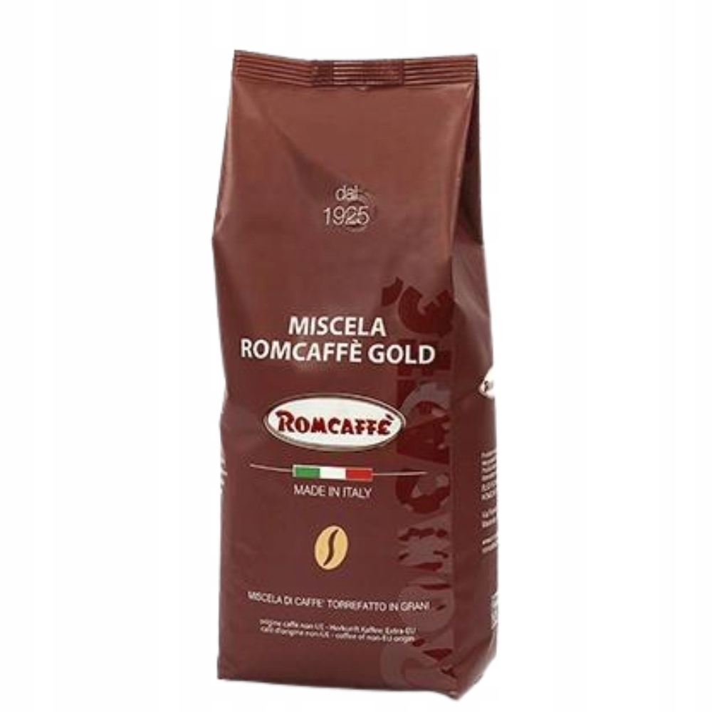 Levně Káva zrnková Romcaffe Gold Blend italská káva káva arabica robusta 1 kg