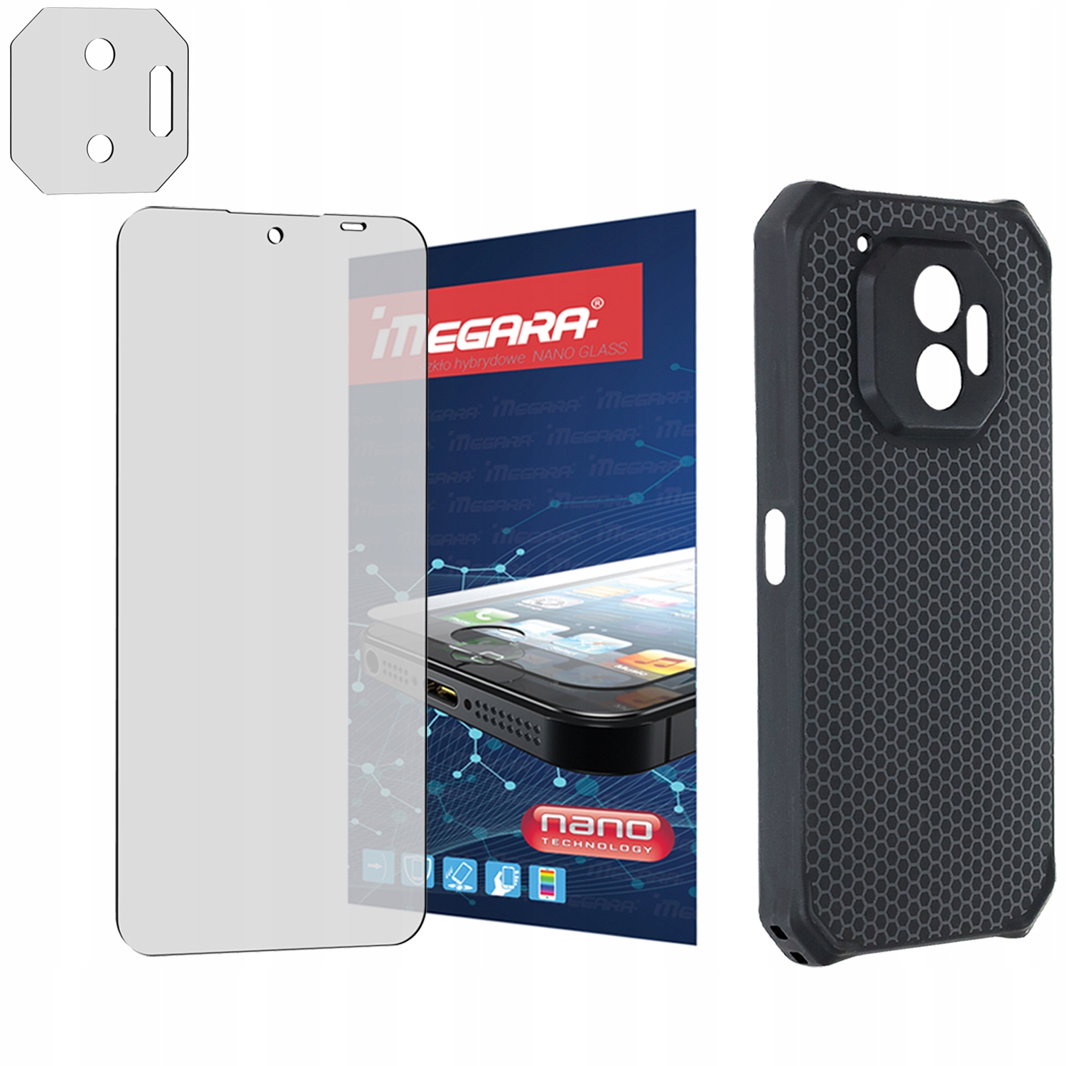 Set Sklo pro Hammer Energy X2 6.1" na objektiv Pouzdro Tpu