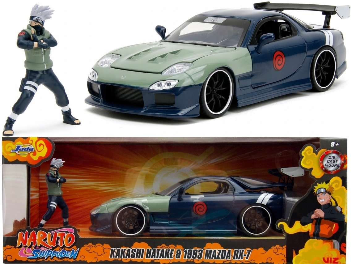 Mazda RX-7 figurka Kakashi Hatake Naruto Jada 1:24