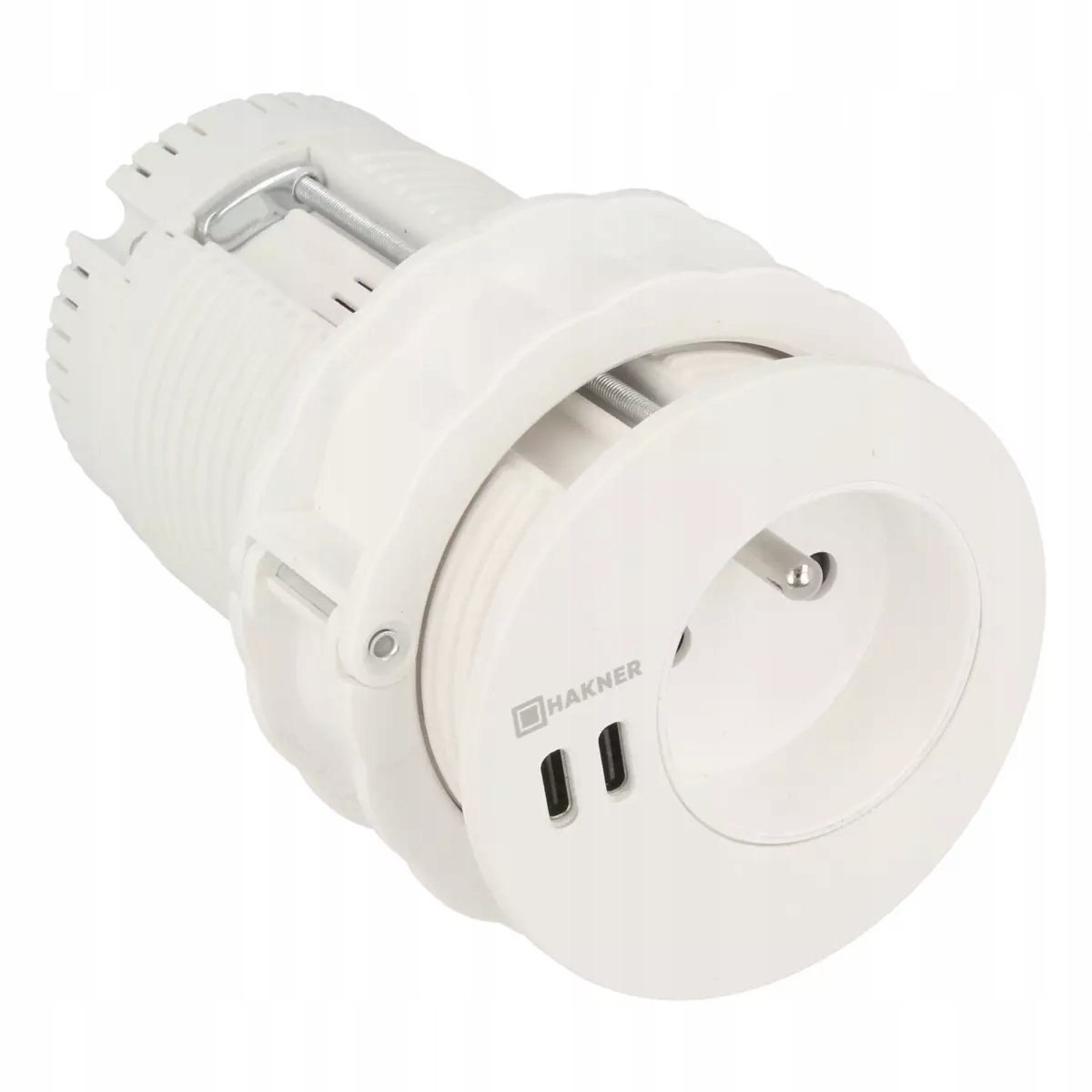 Mediaport Lumo 60 Hakner kuchyňská zásuvka 1x230V 2xUSB-C bílá