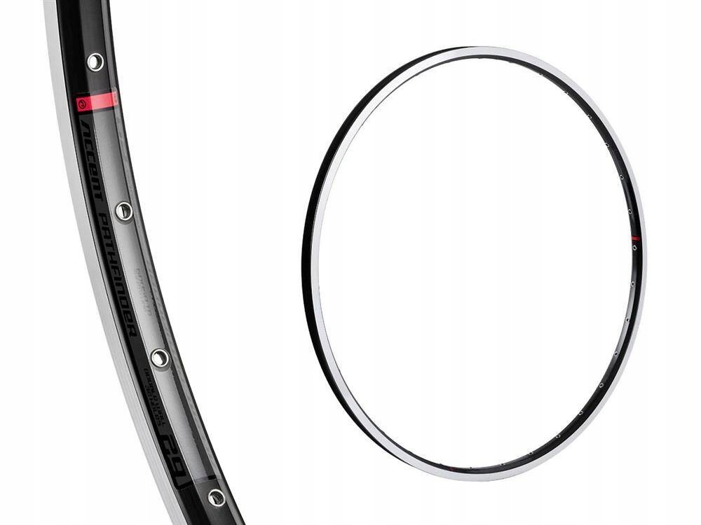 Obręcz felga rowerowa Accent Pathfider 26" Mtb 32 otwory czarna