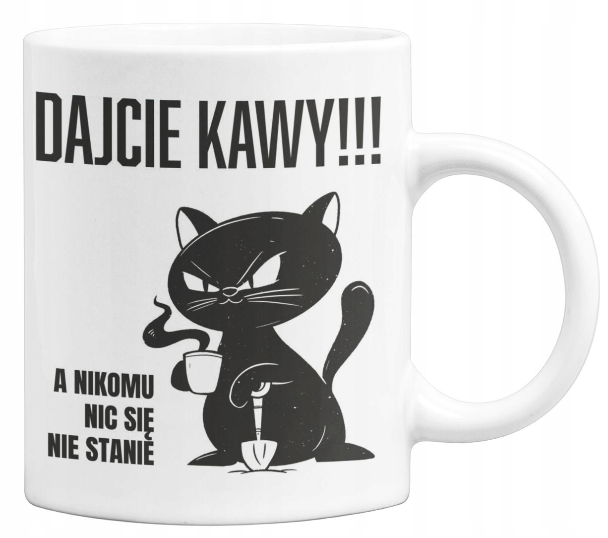 

Kubek Kociary Miłośnika Kotów Dajcie Kawy Kot