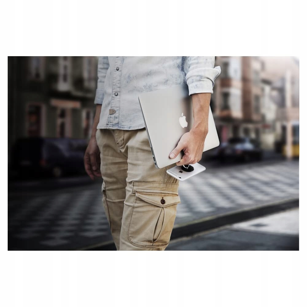 SPIGEN Style Ring Uchwyt Stojak Do Telefonów i Tabletów Czarny — miniatura 6