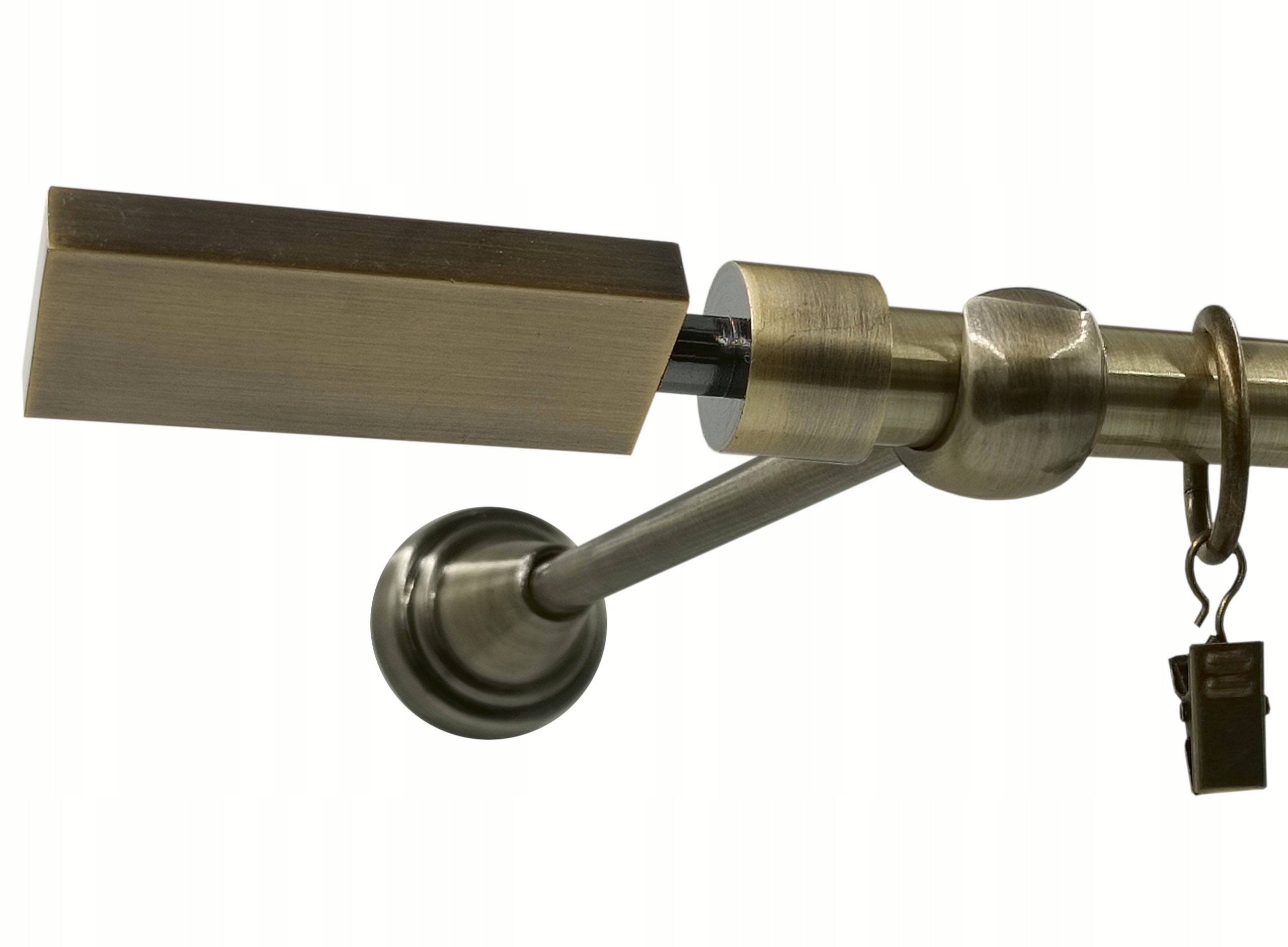 Jednoduchá Garnýž Zlato 16 mm Light Angelo 320 cm