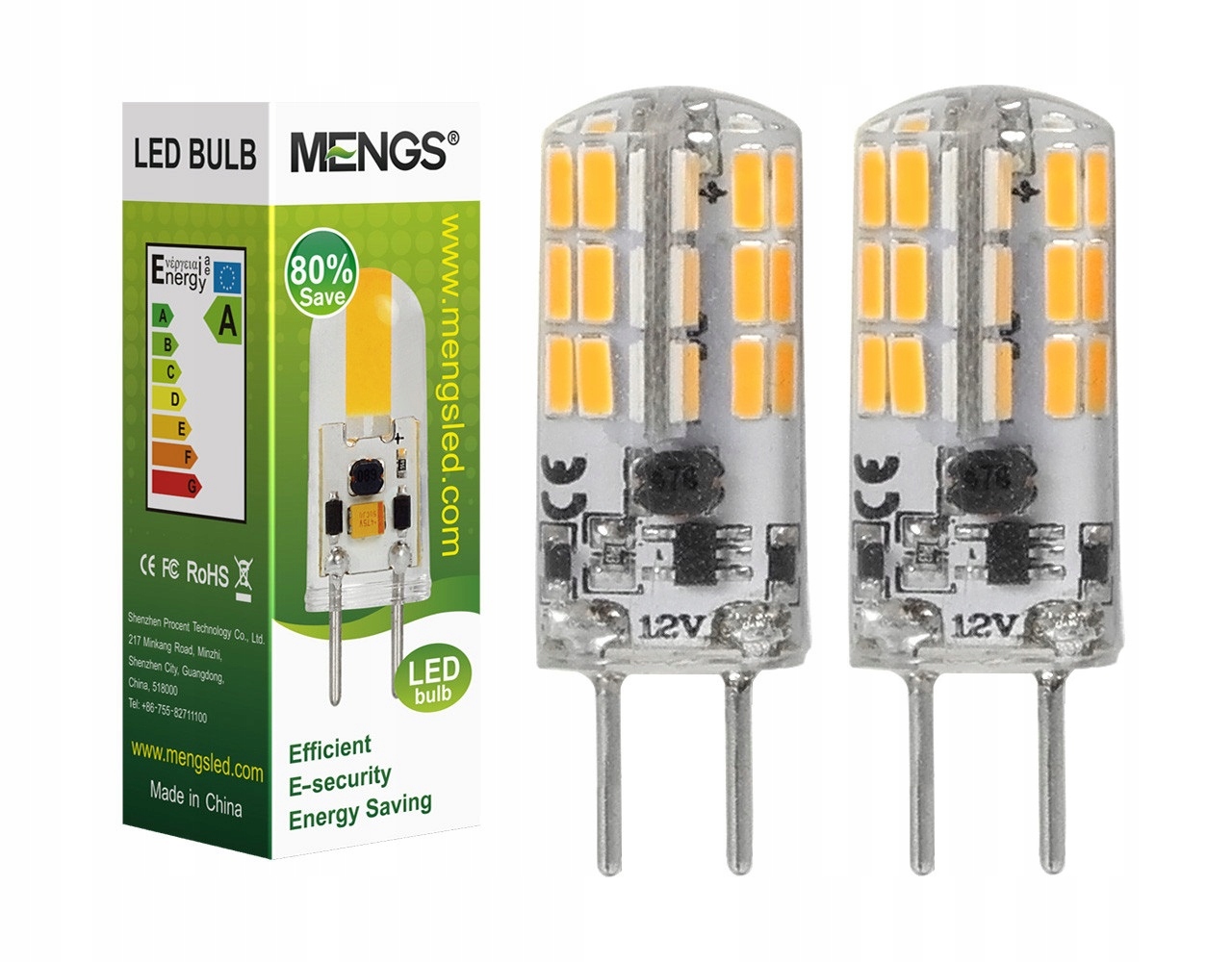 

Żarówka Led GY6.35 4W=30W biały ciepły 2szt