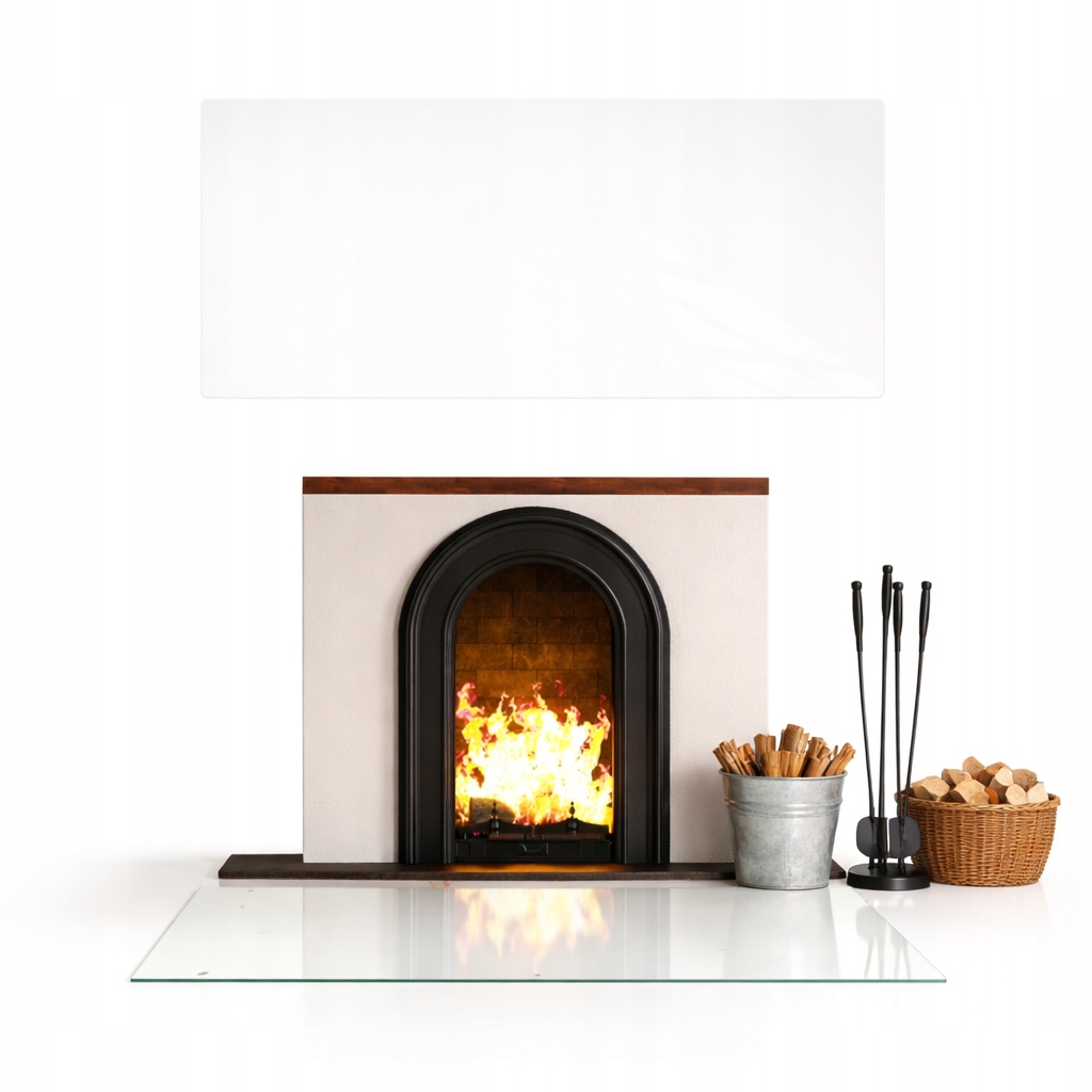 Sklo Pod Krb Kozí Bílá Tvrzené Sklo Podstavec Rozměr 70x52 cm