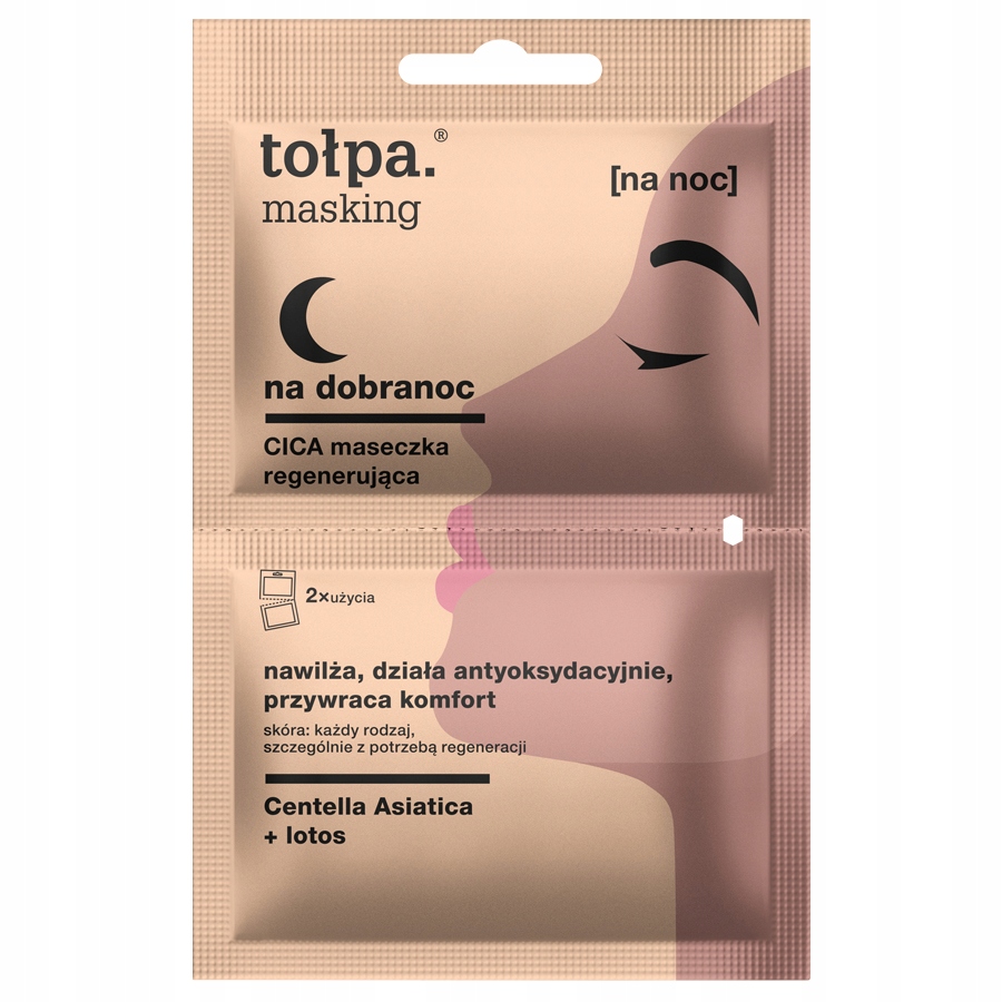 

Cica maseczka regenerująca do twarzy Tołpa 2x5 ml