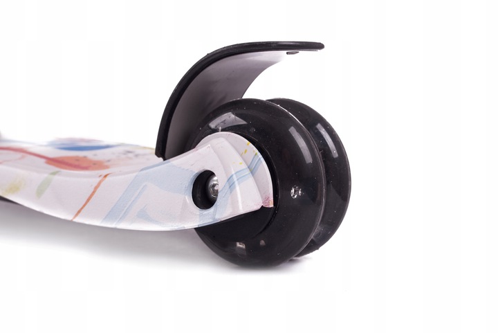 HULAJNOGA TRÓJKOŁOWA DLA DZIECI BALANSOWA KOŁA LED STYL GRAFFITI Rodzaj trójkołowa