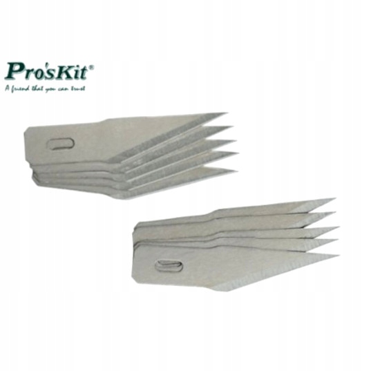 Nóż precyzyjny skalpel duży zapasowe ostrza 10szt.