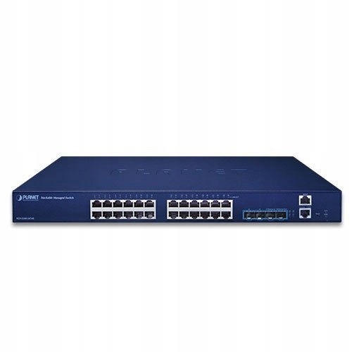 Planet SGS-5240-24T4X sieťové pripojenie Gigabit Ethernet (10/100/1000) Modrá