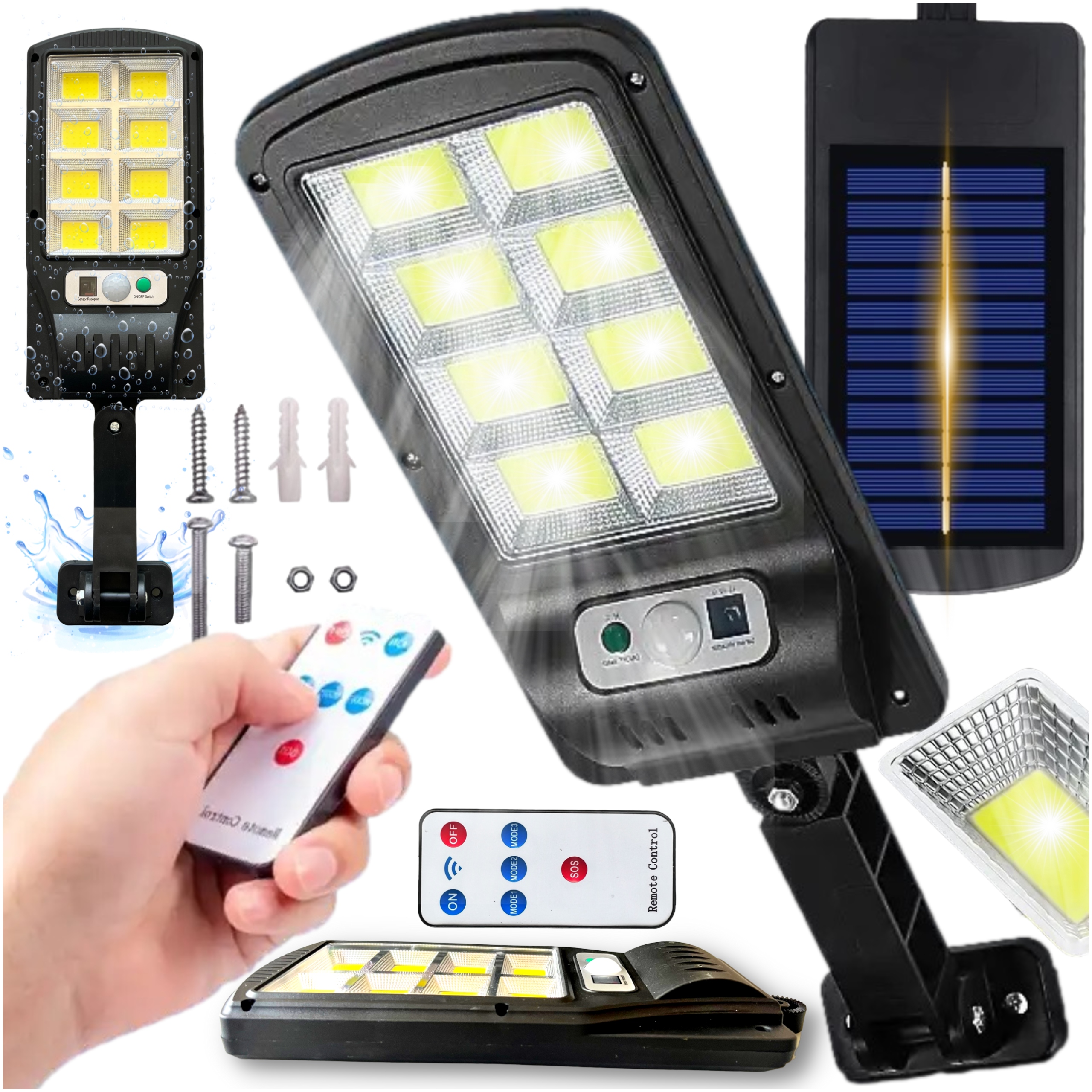 

Lampa Solarna Uliczna Z Czujnikiem Ruchu Zmierzchu