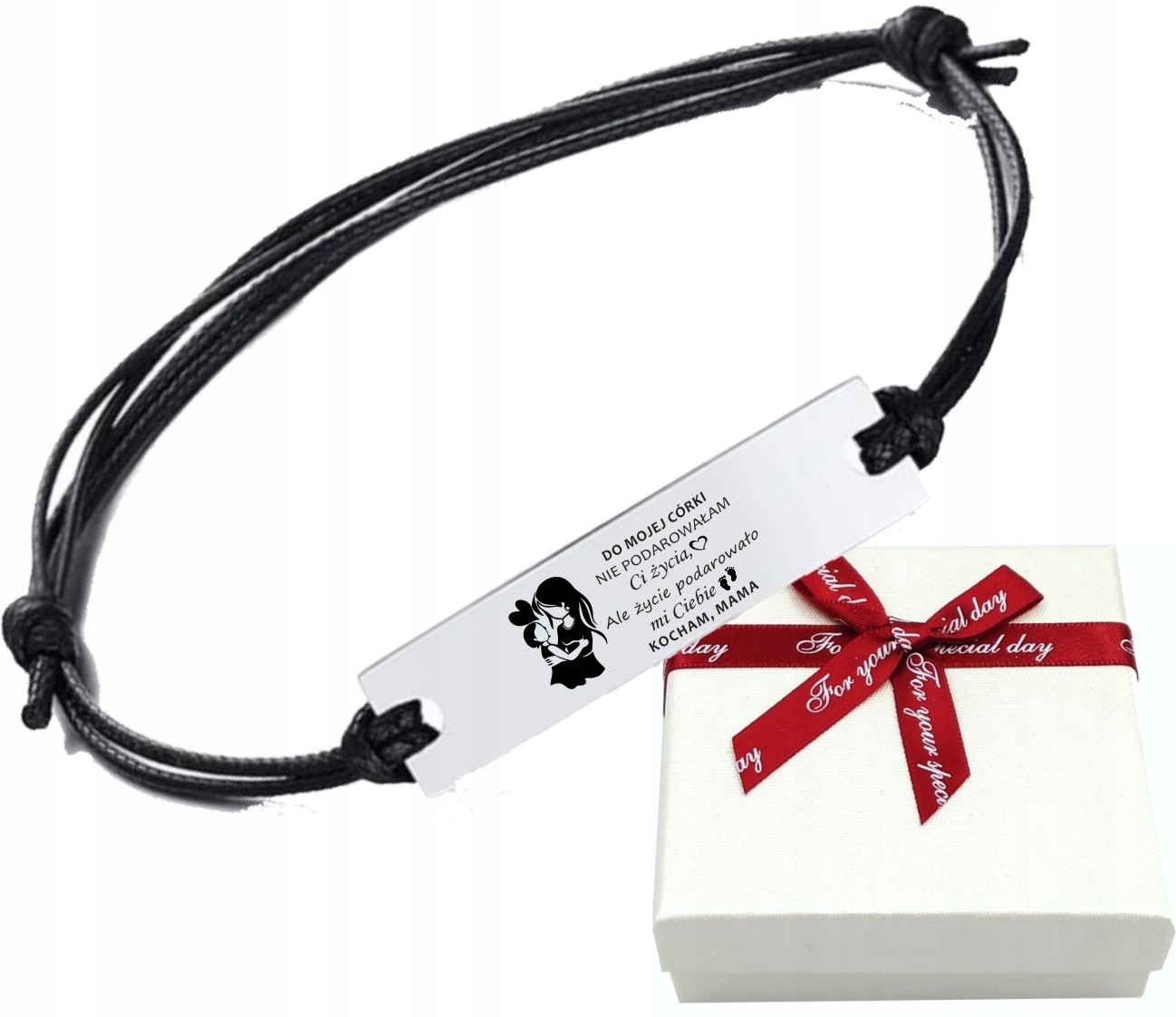 

Bransoletka Damska Prezent Z Grawerem Dla Córki