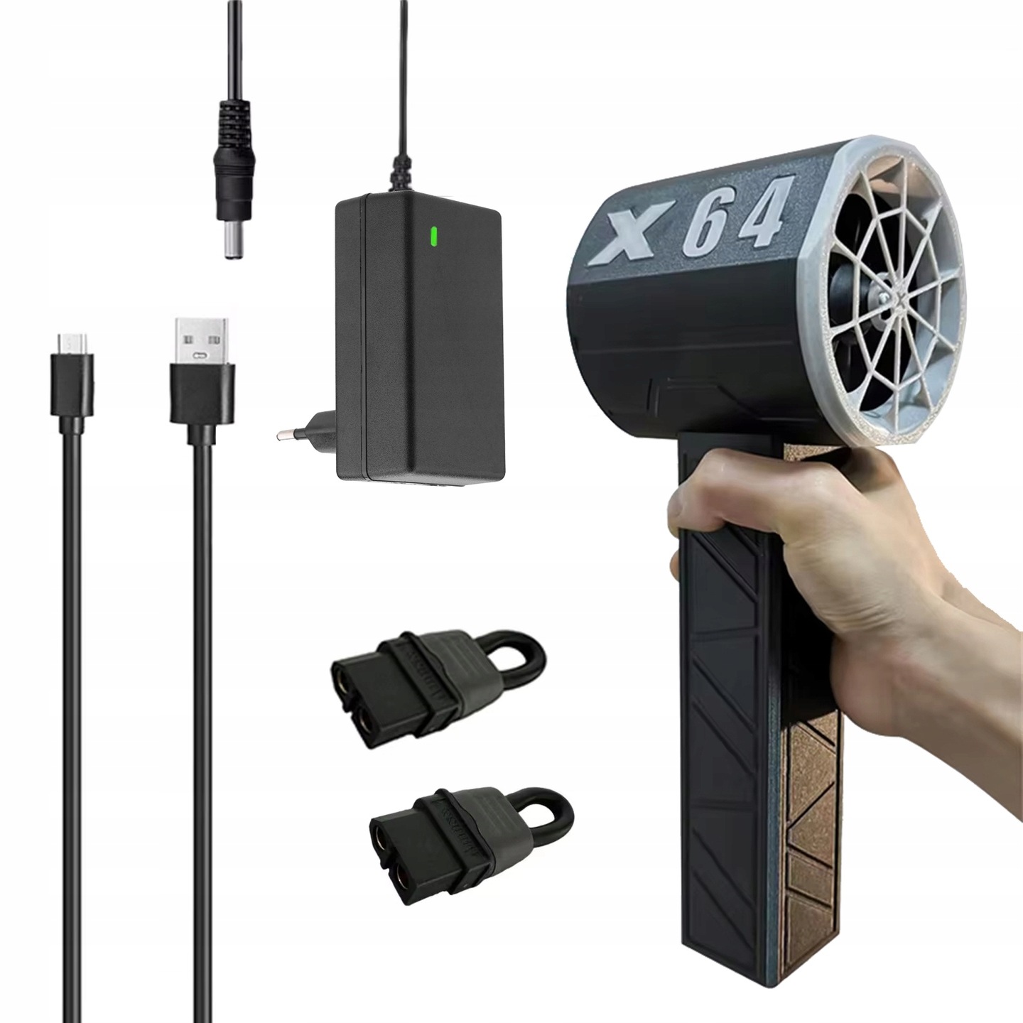 Elektrický Fúkač Najsilnejší Obrovský Výkon Stlačený Vzduch X64 Turbo